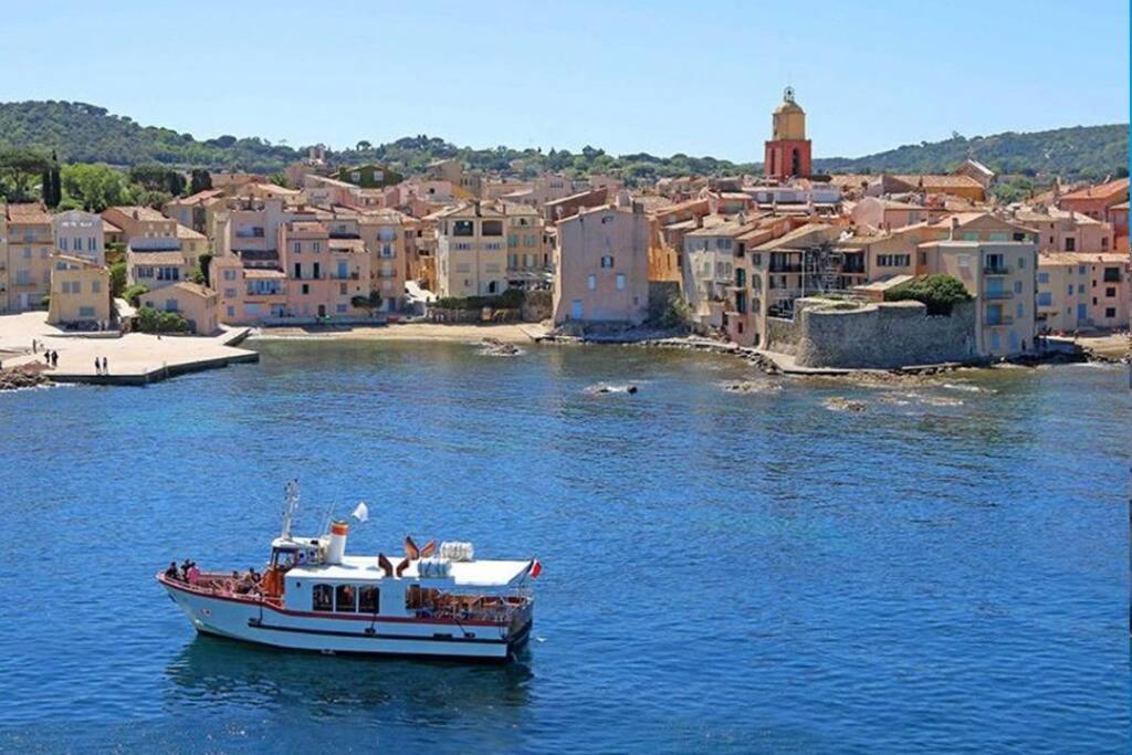 2 Bedrooms, 15 Min Walk To Beach, Ac, Pool & Fiber Internet In A Quiet, Private Gated Domain 5Kms To St Tropez Cogolin Exterior foto